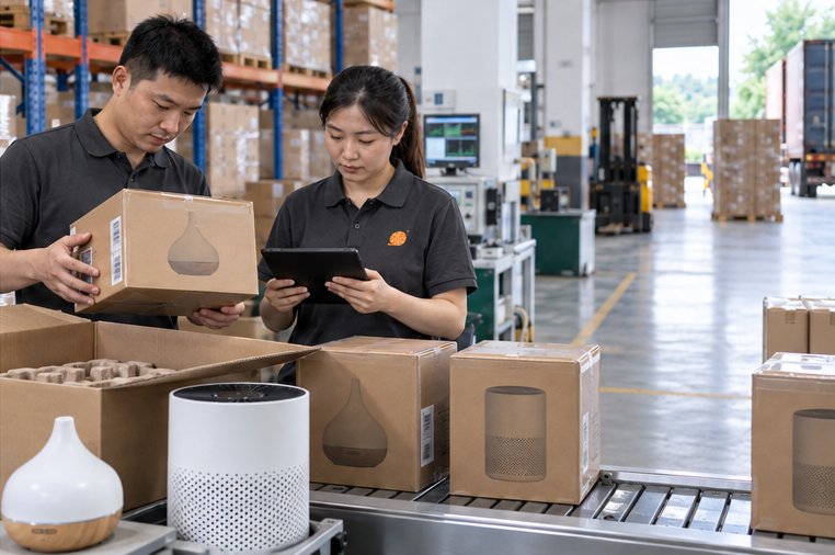 Orangeknow quality team completing final inspection and release